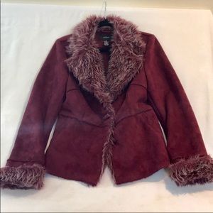Alfani Funky faux fur/suede jacket Penny Lane